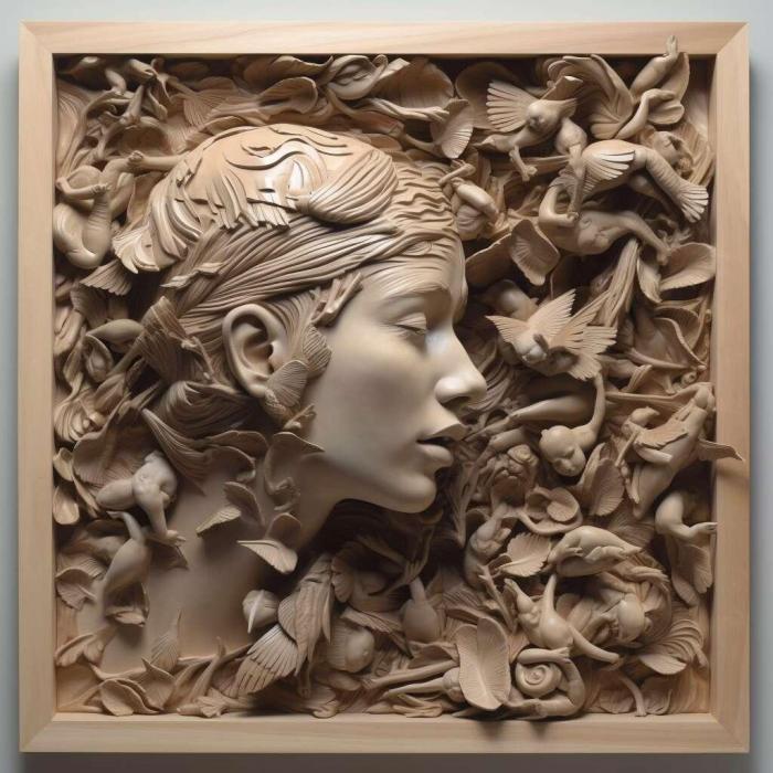 نموذج ثلاثي الأبعاد لآلة CNC 3D Art 